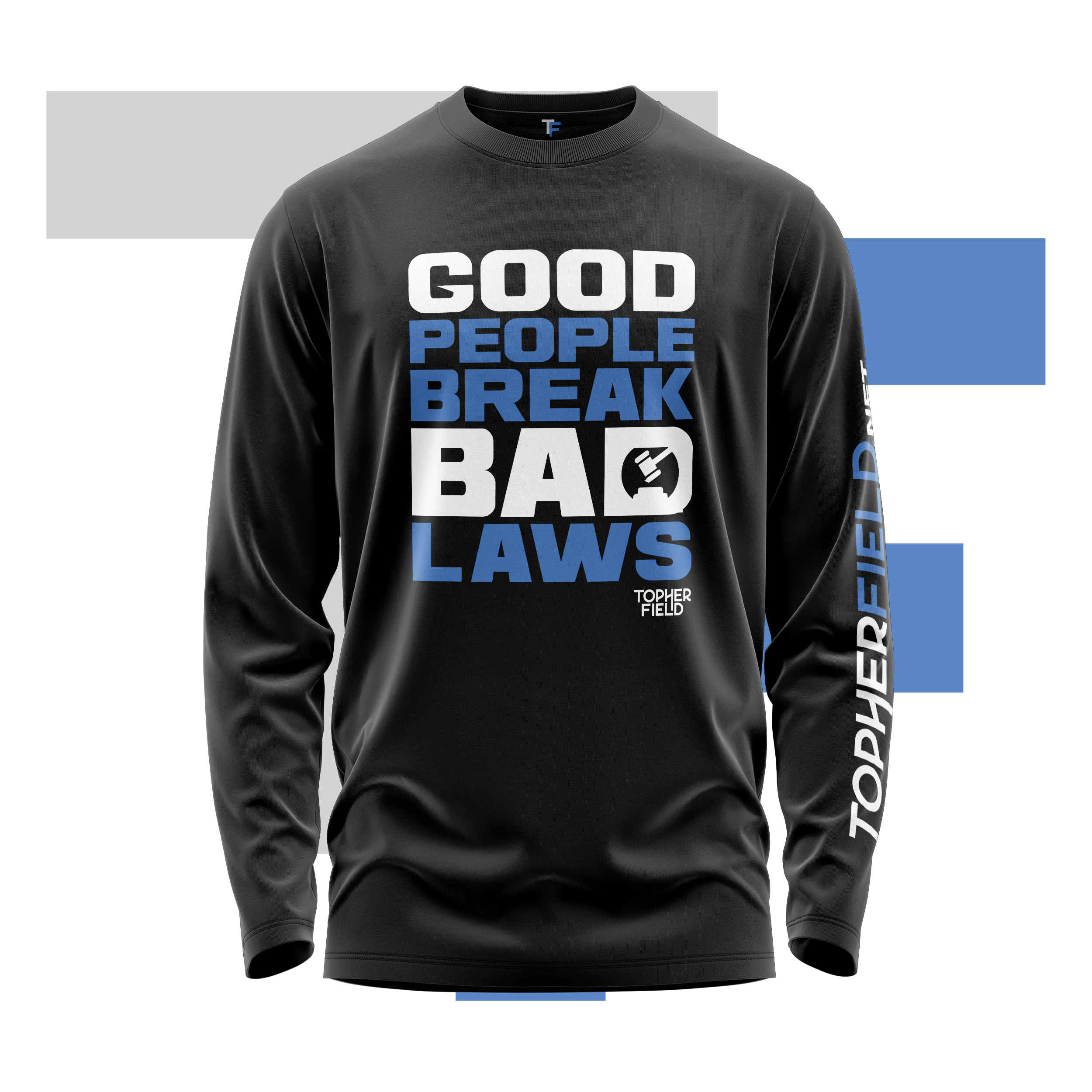 ORIGINAL Good People Break Bad Laws - Topher Field